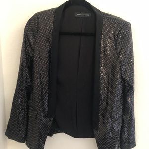 Zara sequins blazer